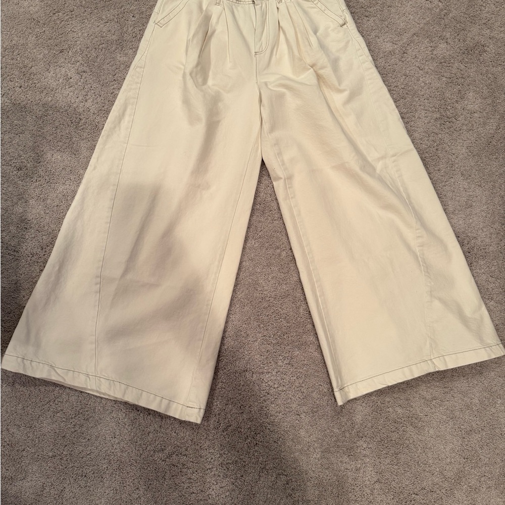 NWT Free People extra wide leg jeans - Picture 3 of 4